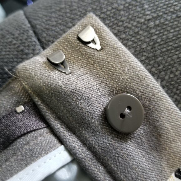 Express pants Tan and white pinstripe Size 6R - Picture 13 of 15